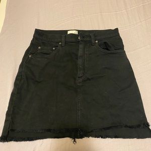 Wilfred black jean skirt.